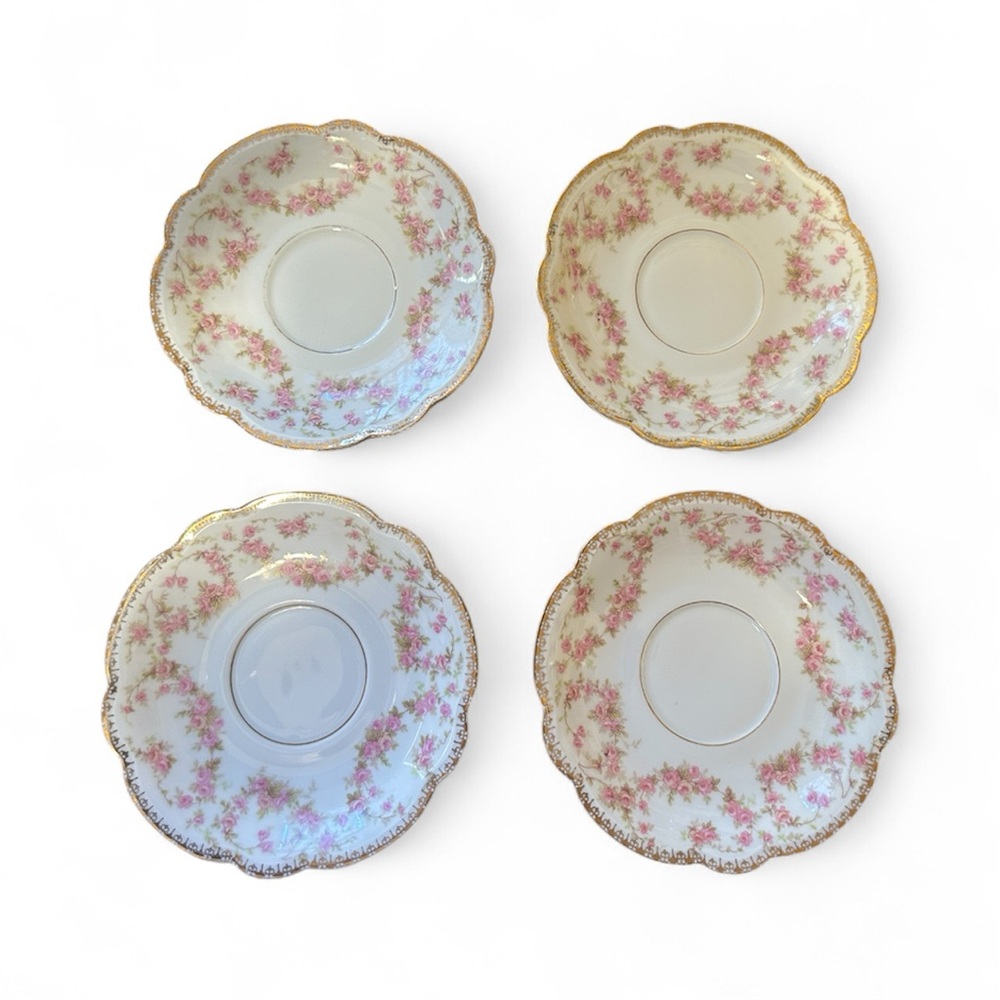 Moritz Floral Porcelain Saucer Set